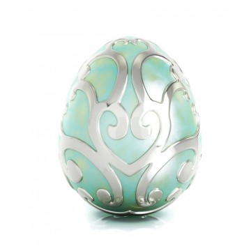 Easter Egg with Enamel Green