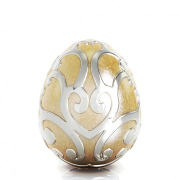 Easter Egg with Enamel Golden