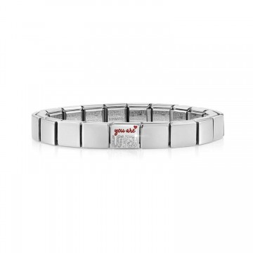 Steel Bracelet with "You...